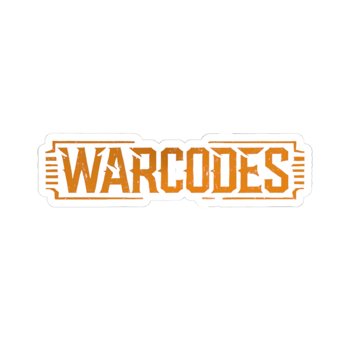 Warcodes 3" Sticker