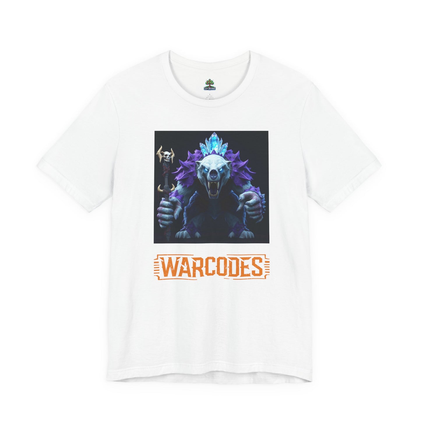 Kurvak Custom Monster Warcodes Jersey Cotton Tee fe950c47-7273-46dc-9dce-033b262584ed