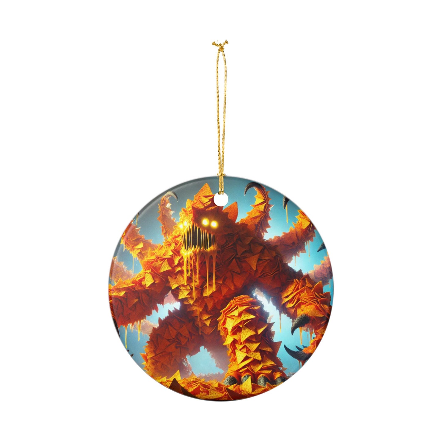 Nachozilla Warcodes Ceramic Ornament — Holiday Decoration