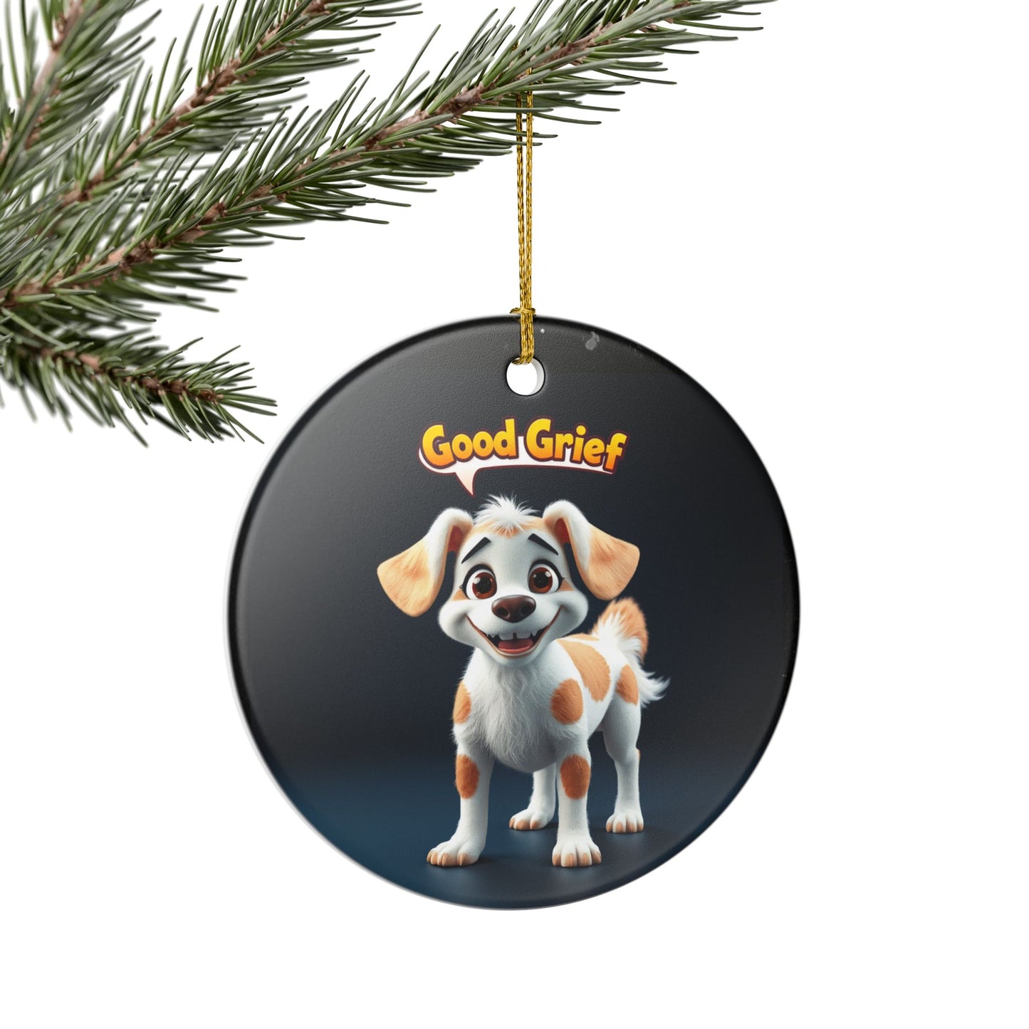 Warcodes Ceramic Ornament — GoodGrief Snoopar Holiday Decoration