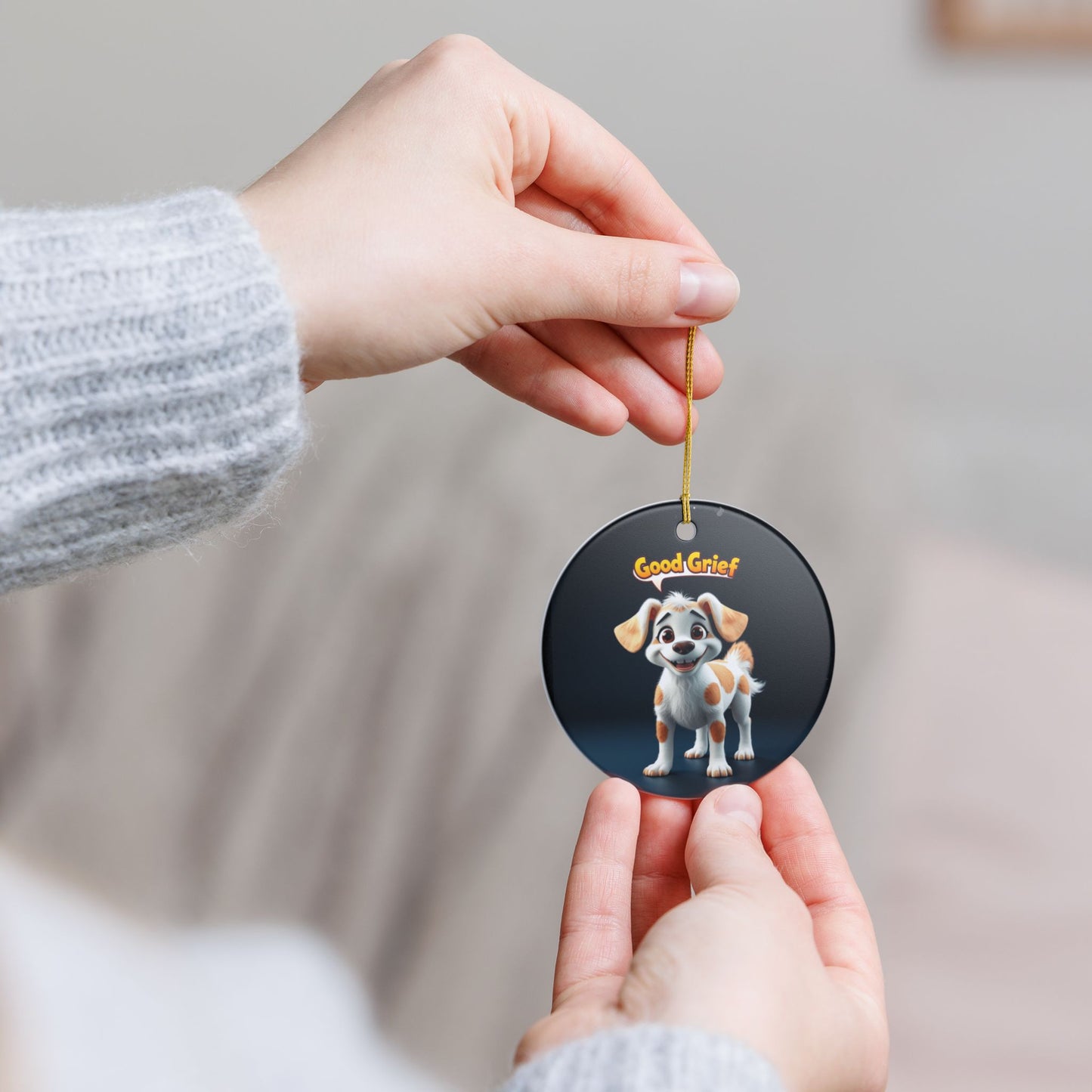 Warcodes Ceramic Ornament — GoodGrief Snoopar Holiday Decoration