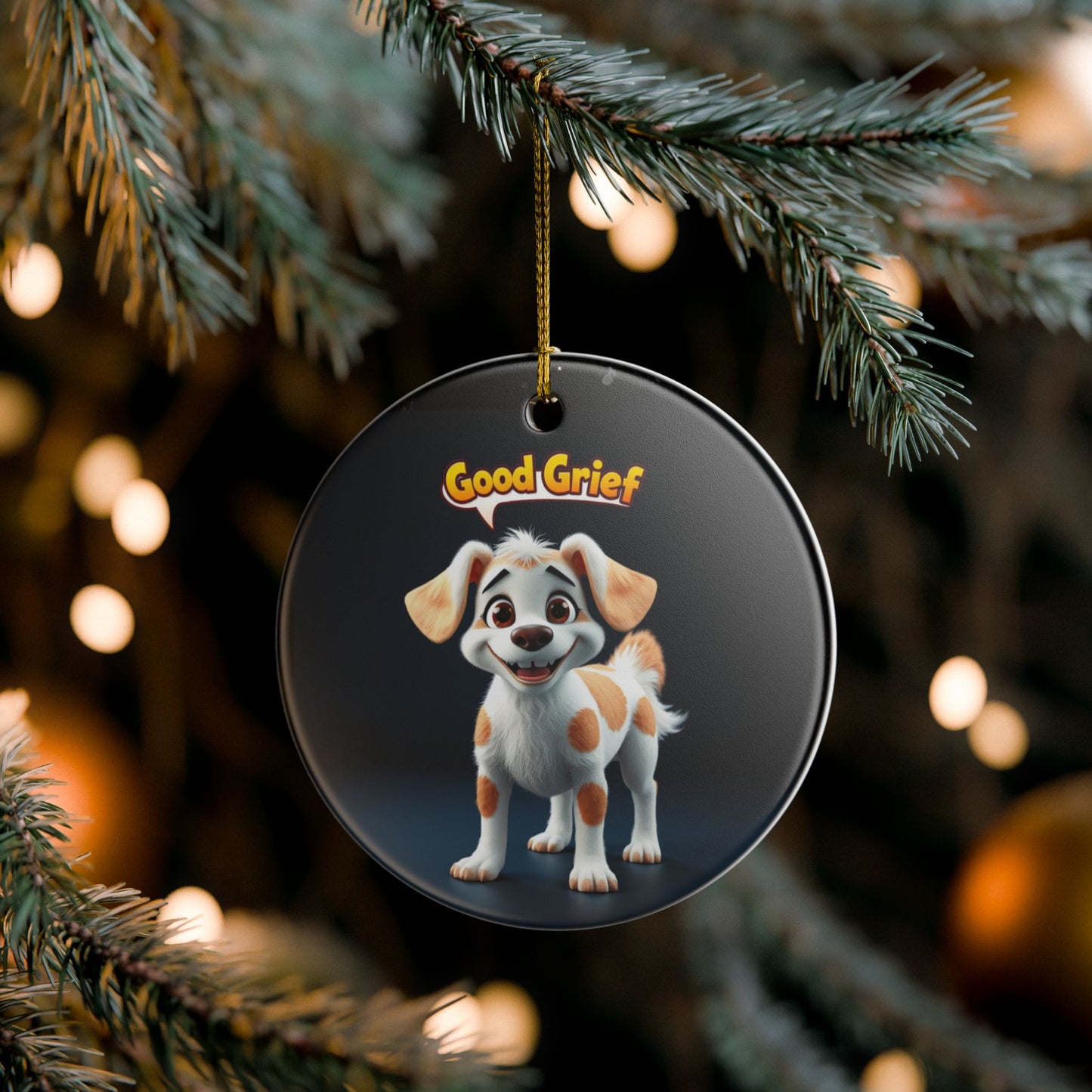 Warcodes Ceramic Ornament — GoodGrief Snoopar Holiday Decoration