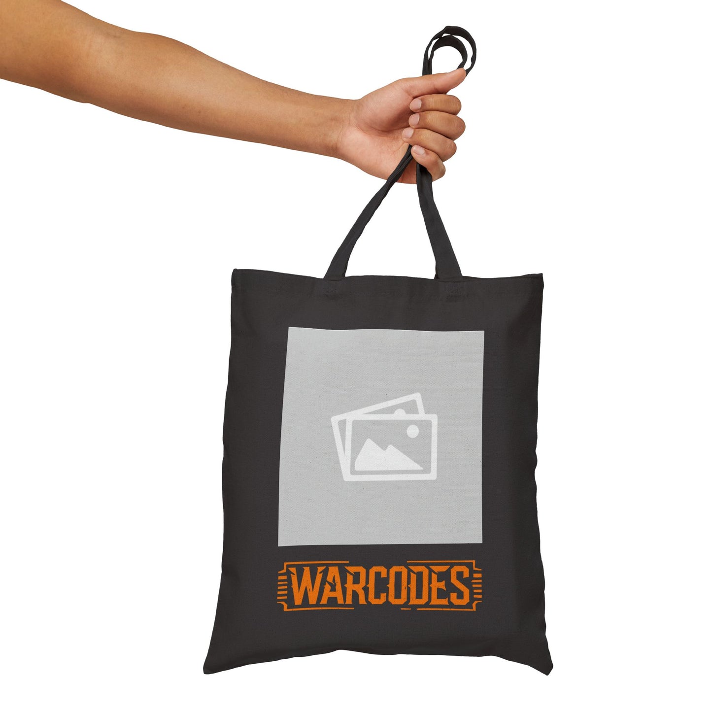 CUSTOM TEMPLATE Warcodes Graphic Cotton Canvas Tote Bag